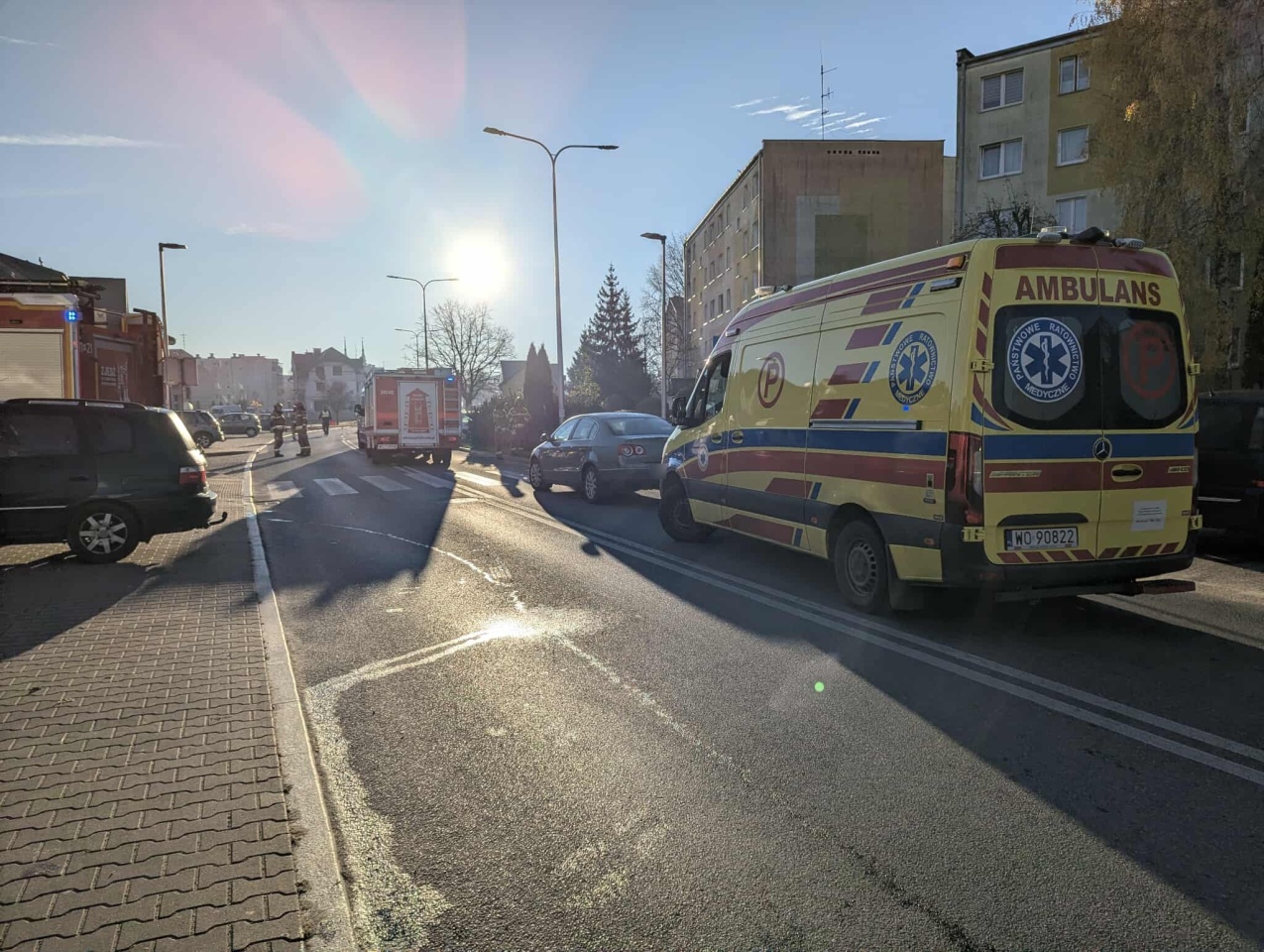 Wypadek na Sikorskiego [6.11.2025] - zdjęcie #12 - eOstroleka.pl