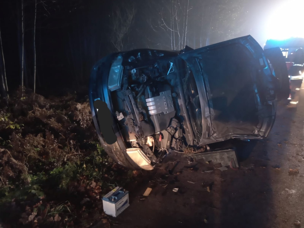 Wypadek w Jazgarce [06.11.2025] - zdjęcie #3 - eOstroleka.pl