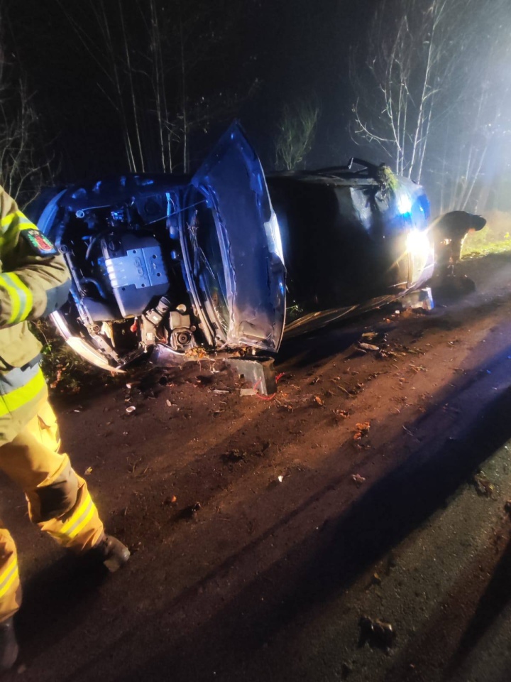 Wypadek w Jazgarce [06.11.2025] - zdjęcie #2 - eOstroleka.pl
