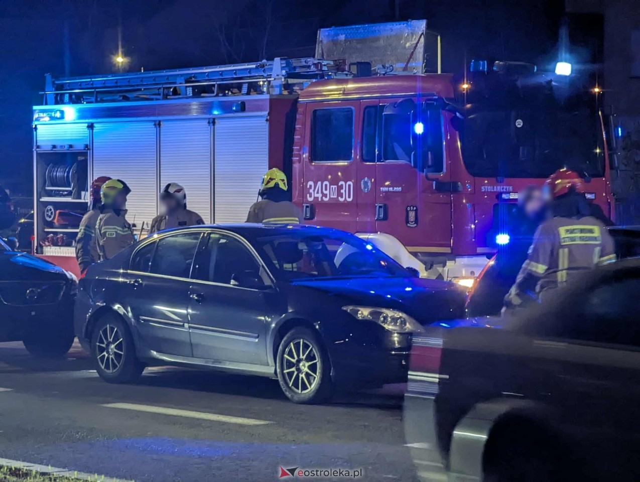 Kolizja 4 aut przy Steyera [10.11.2025] - zdjęcie #22 - eOstroleka.pl
