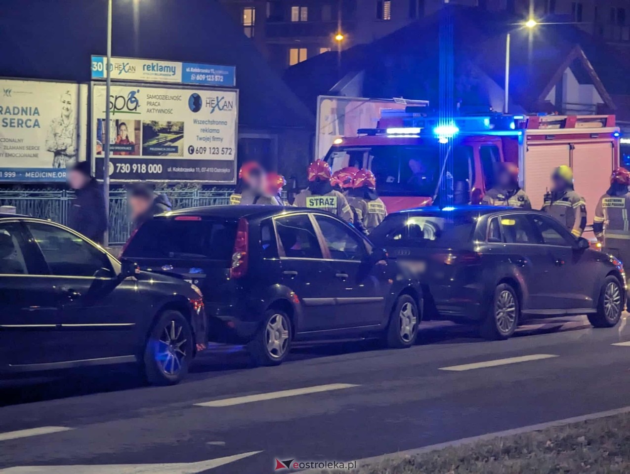 Kolizja 4 aut przy Steyera [10.11.2025] - zdjęcie #20 - eOstroleka.pl