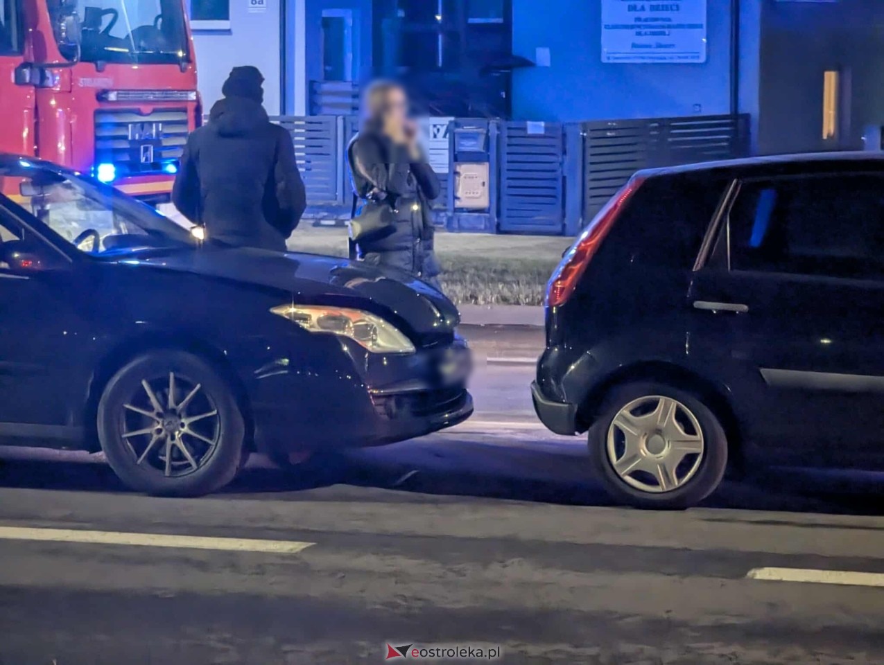 Kolizja 4 aut przy Steyera [10.11.2025] - zdjęcie #18 - eOstroleka.pl