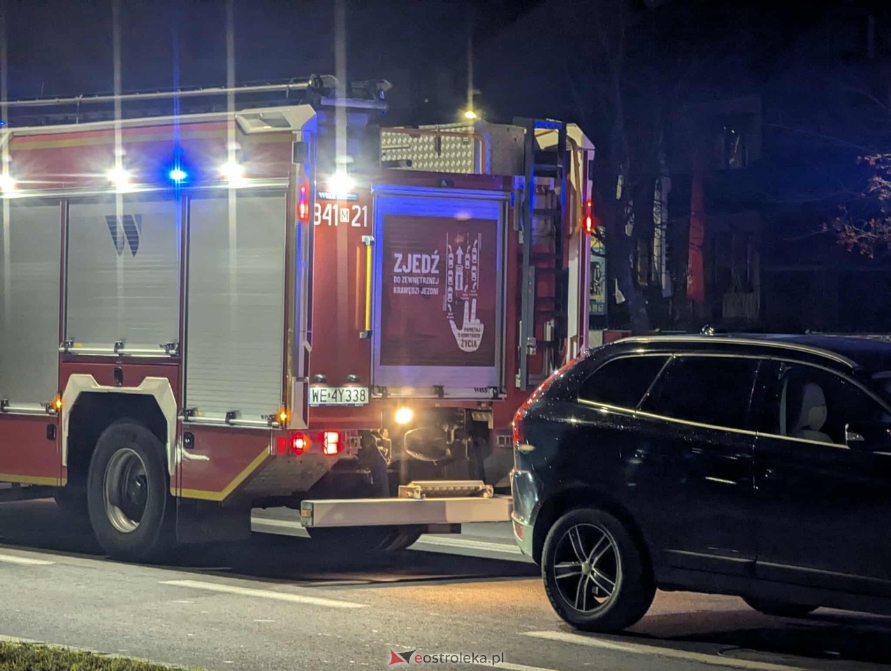 Kolizja 4 aut przy Steyera [10.11.2025] - zdjęcie #15 - eOstroleka.pl