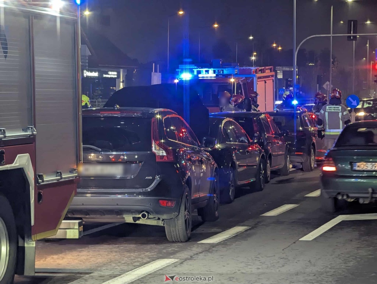Kolizja 4 aut przy Steyera [10.11.2025] - zdjęcie #7 - eOstroleka.pl