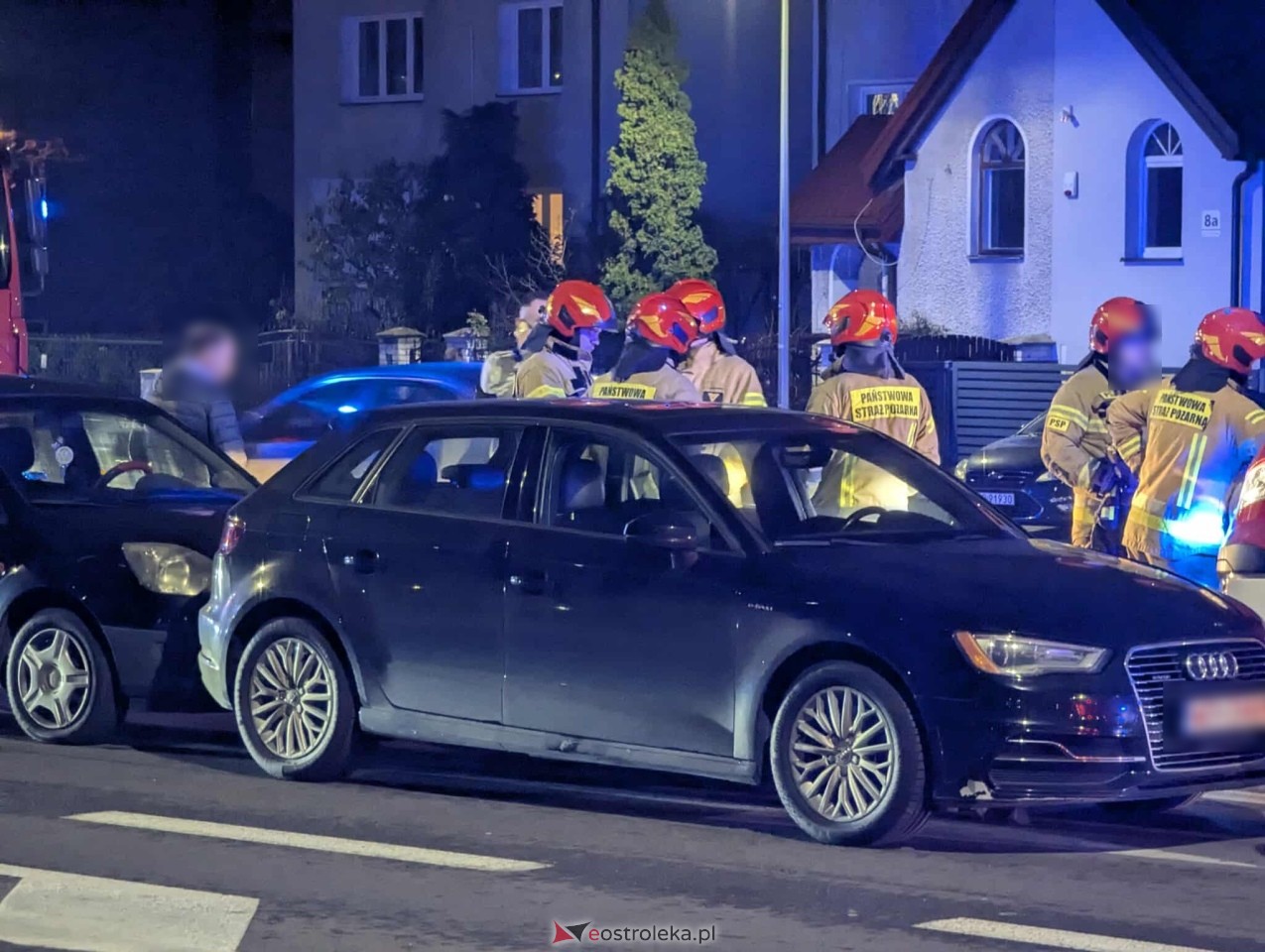 Kolizja 4 aut przy Steyera [10.11.2025] - zdjęcie #2 - eOstroleka.pl