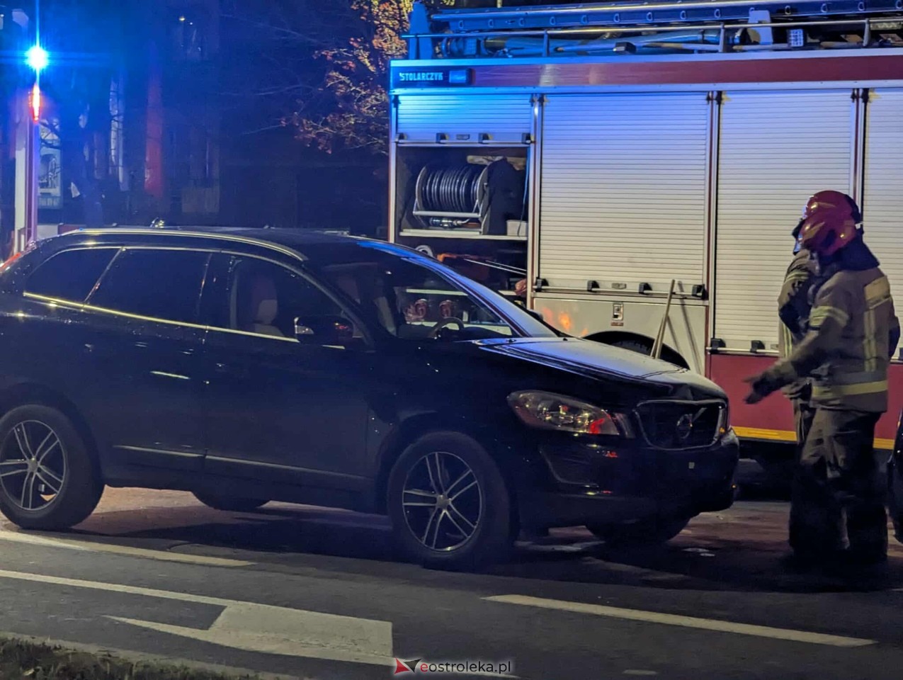 Kolizja 4 aut przy Steyera [10.11.2025] - zdjęcie #1 - eOstroleka.pl