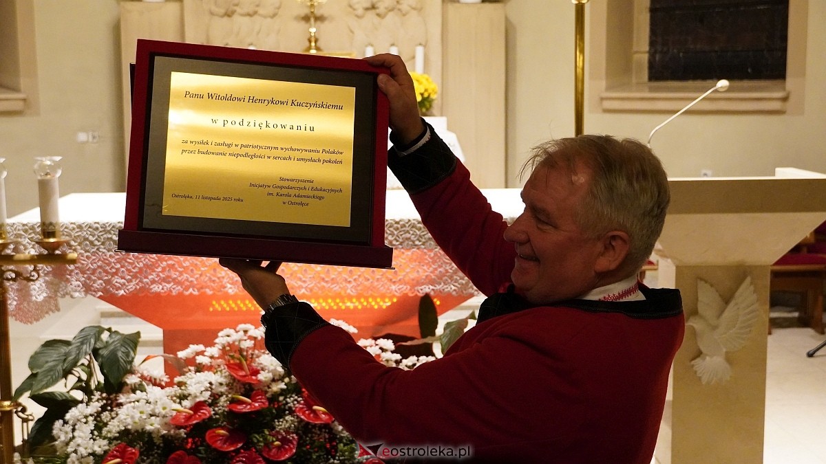 Uroczystość Narodowi i Ojczyźnie w Ostrołęce [18.11.2025] - zdjęcie #10 - eOstroleka.pl
