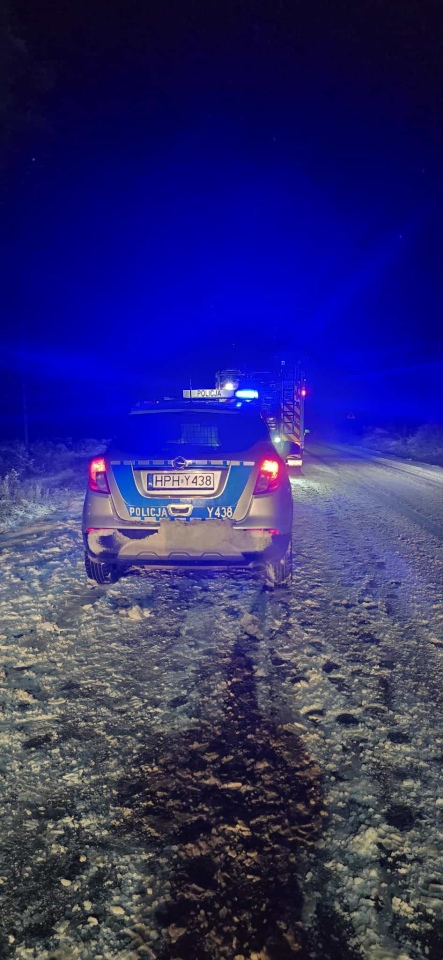 Wypadek w Serafinie [24.11.2025] - zdjęcie #6 - eOstroleka.pl