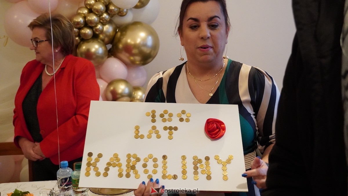 100. urodziny Pani Karoliny Piątkowskiej. Wyjątkowy jubileusz mieszkanki DPS PCK w Ostrołęce [25.11.2025] - zdjęcie #25 - eOstroleka.pl