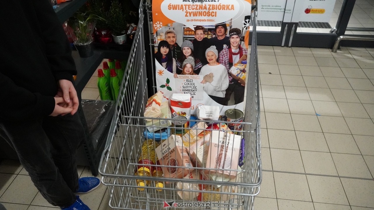 Liczenie trwało do nocy! Podsumowanie pierwszego dnia Świątecznej Zbiórki Żywności 2025 [28.11.2025] - zdjęcie #50 - eOstroleka.pl