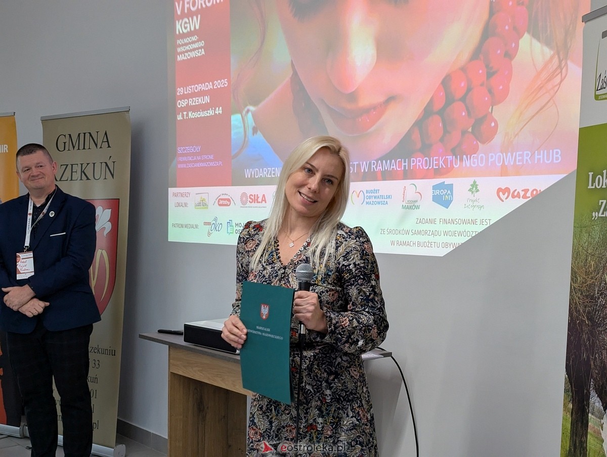 V Forum Kół Gospodyń Wiejskich Północno-Wschodniego Mazowsza w Rzekuniu [29.11.2025] - zdjęcie #10 - eOstroleka.pl
