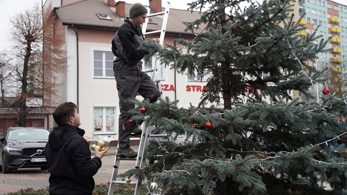 Strojenie choinki na placu Kaczyńskiego [03.12.2025] - zdjęcie #22 - eOstroleka.pl