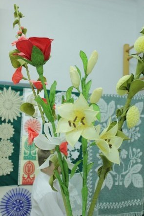 Wystawa rękodzieła kurpiowskiego - W hołdzie Zofii Niedziałkowskiej [04.11.2011] - zdjęcie #5 - eOstroleka.pl