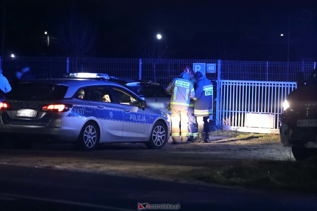 Kolizja na Mazurskiej w Antoniach [08.12.2025] - zdjęcie #15 - eOstroleka.pl