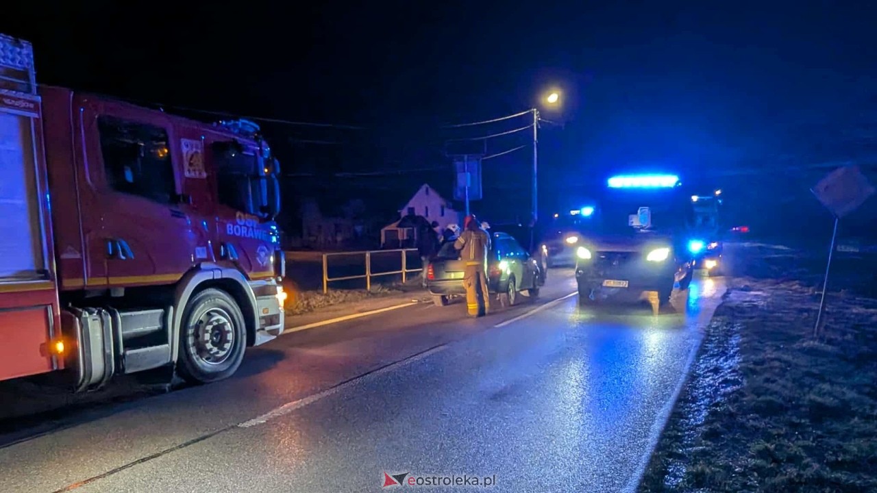 Wypadek w Borawem [13.12.2025] - zdjęcie #25 - eOstroleka.pl