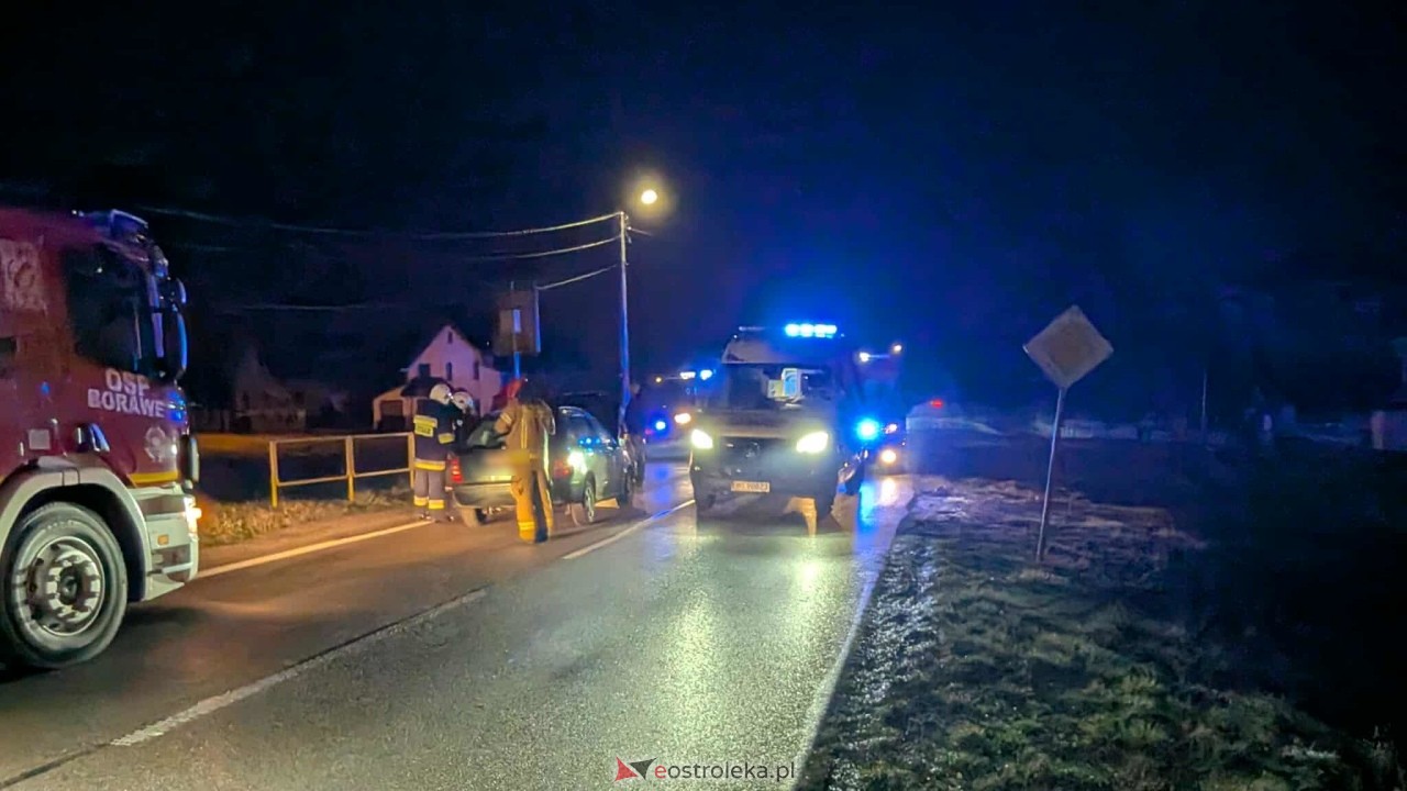 Wypadek w Borawem [13.12.2025] - zdjęcie #22 - eOstroleka.pl
