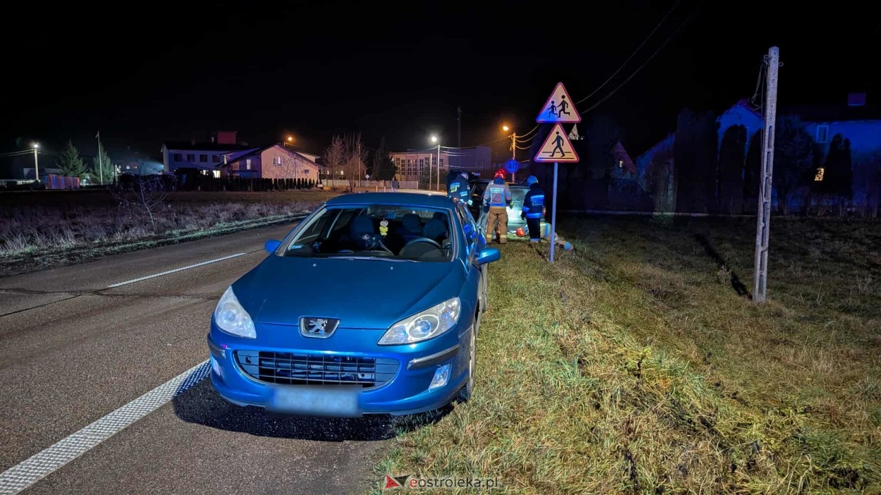 Wypadek w Borawem [13.12.2025] - zdjęcie #3 - eOstroleka.pl