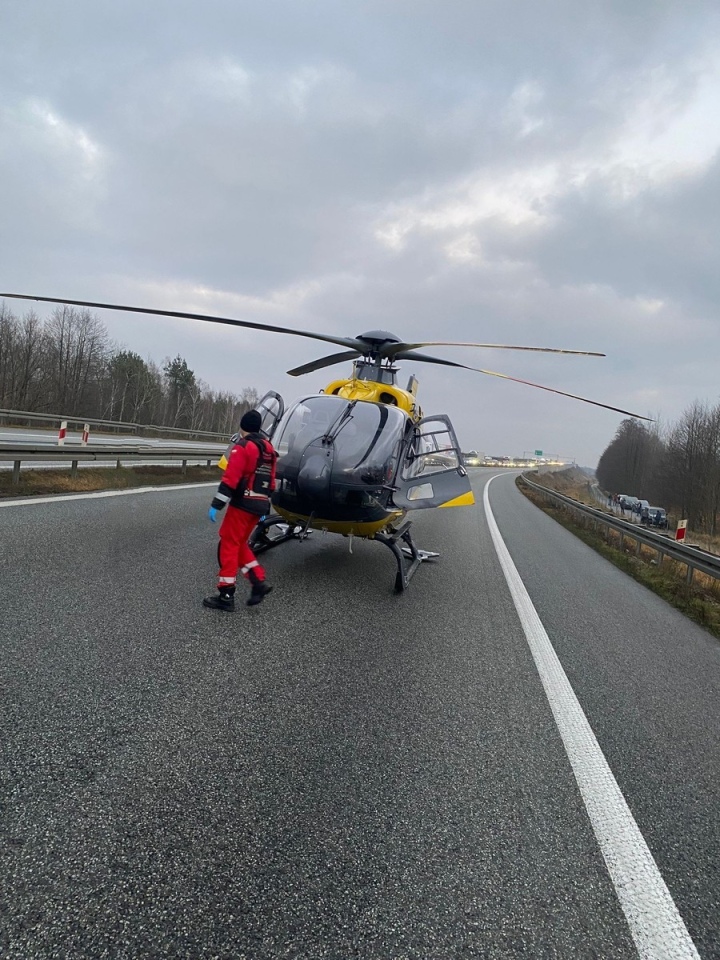 Wypadek w Lucynowie na S8 [13.12.2025] - zdjęcie #7 - eOstroleka.pl