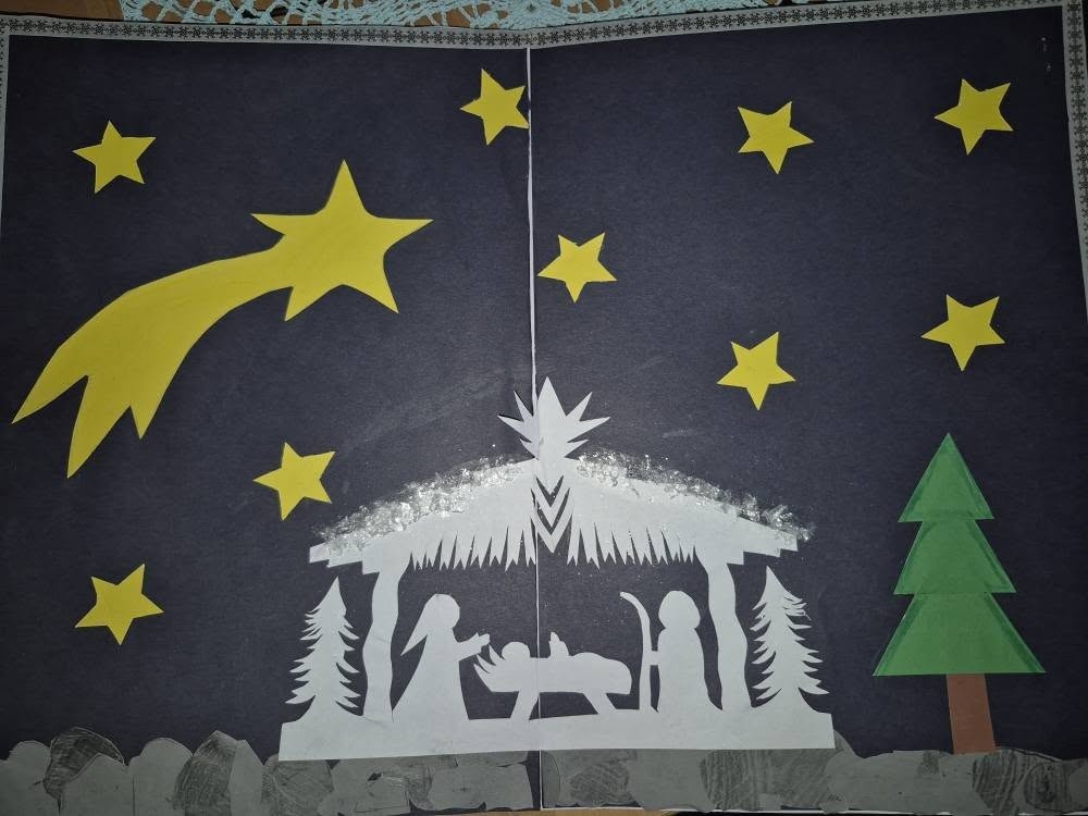 9. edycja konkursu plastycznego „Kartka bożonarodzeniowa z motywem wycinanki kurpiowskiej” [16.12.2025] - zdjęcie #10 - eOstroleka.pl
