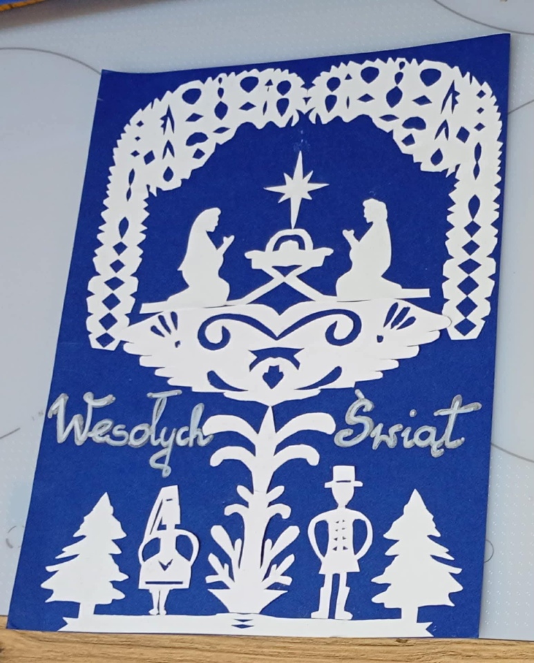 9. edycja konkursu plastycznego „Kartka bożonarodzeniowa z motywem wycinanki kurpiowskiej” [16.12.2025] - zdjęcie #6 - eOstroleka.pl