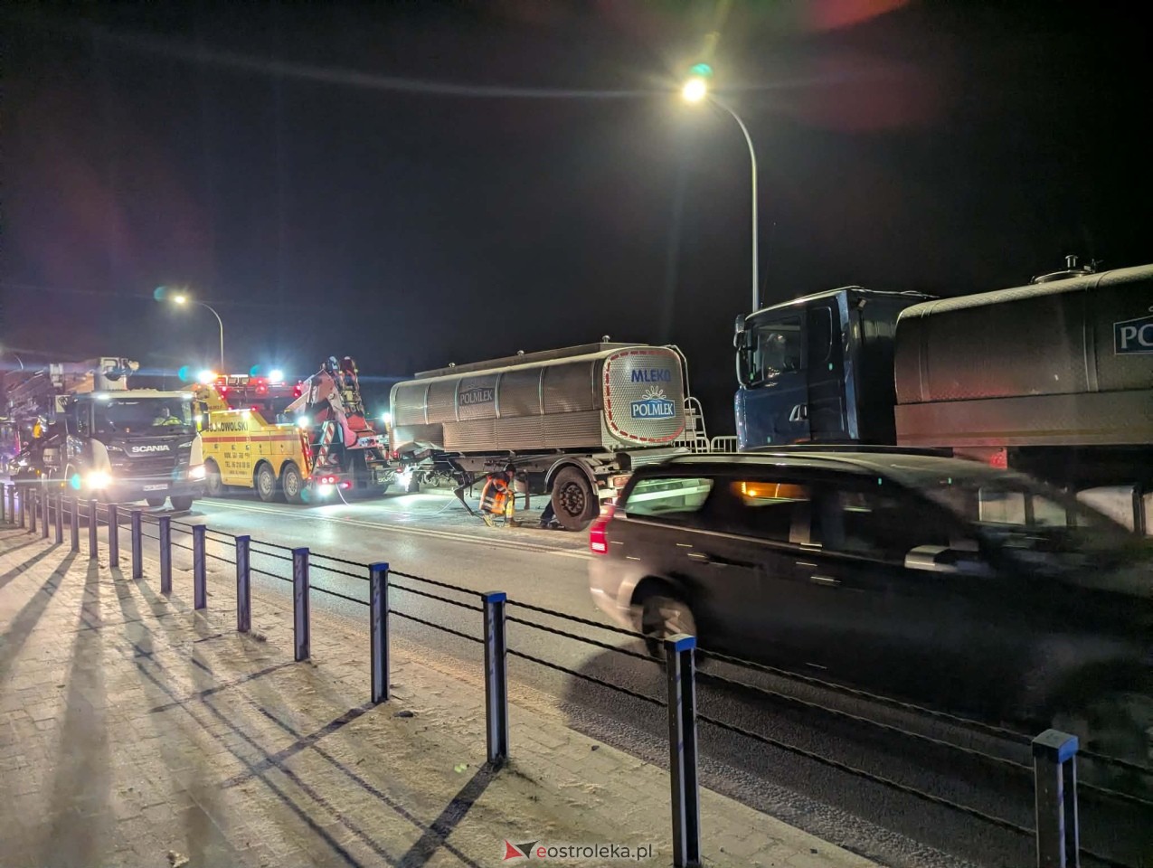 Gigantyczne korki w Ostrołęce [17.12.2025] - zdjęcie #8 - eOstroleka.pl