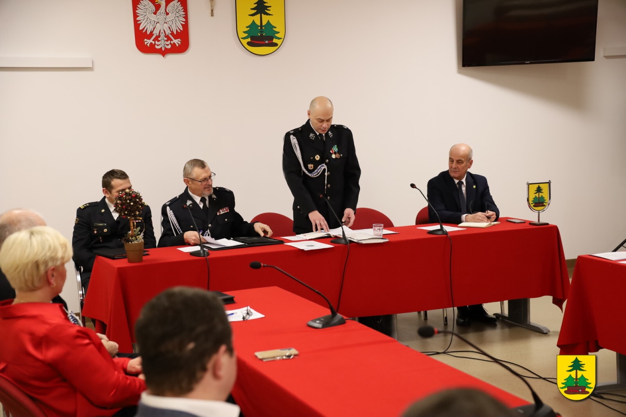 Posiedzenie Zarządu Oddziału Gminnego ZOSP RP w Lelisie [16.12.2025] - zdjęcie #6 - eOstroleka.pl