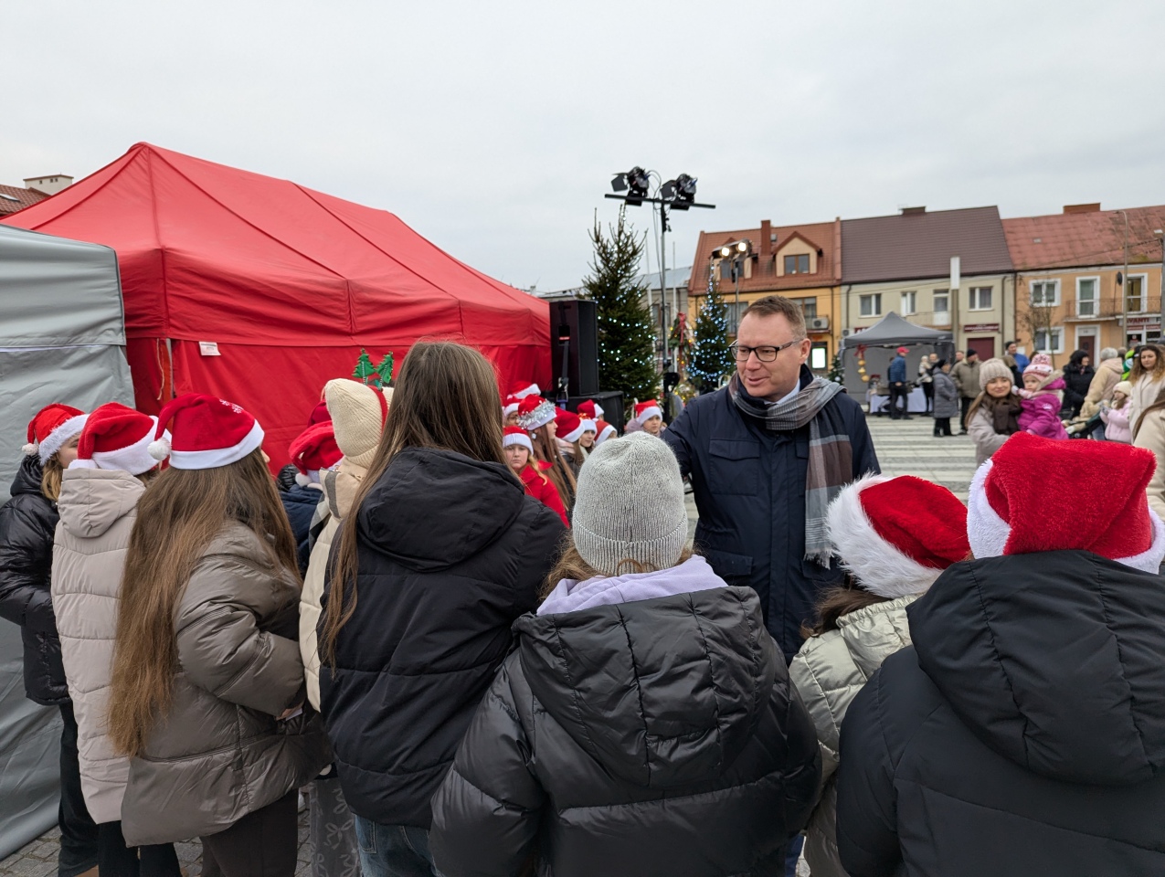 Wigilia miejska w Makowie Mazowieckim [21.12.2025] - zdjęcie #12 - eOstroleka.pl