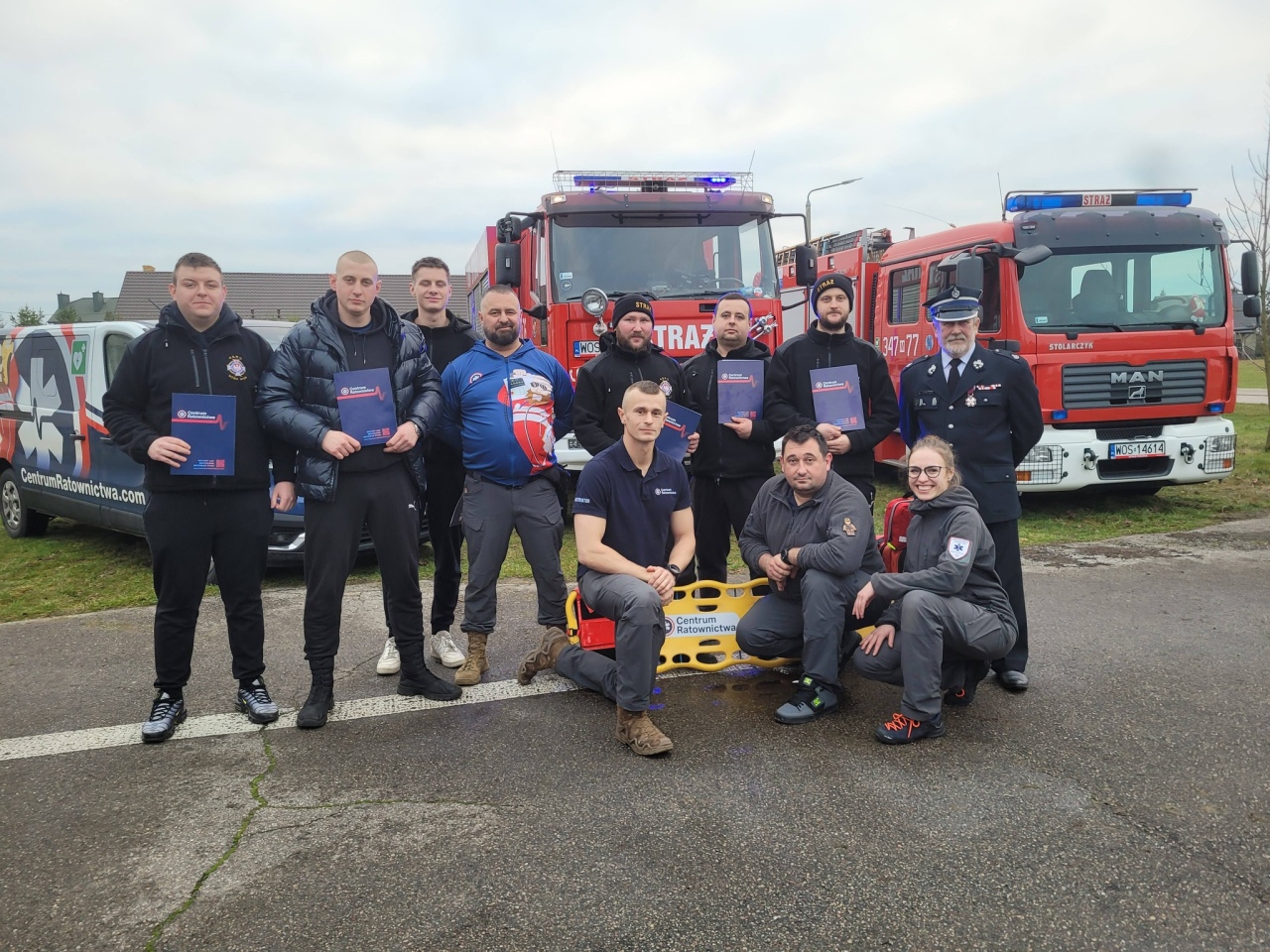 Szkolenie z kwalifikowanej pierwszej pomocy dla strażaków z terenu gminy Olszewo-Borki fot. OSP Olszewo-Borki  - zdjęcie #2 - eOstroleka.pl