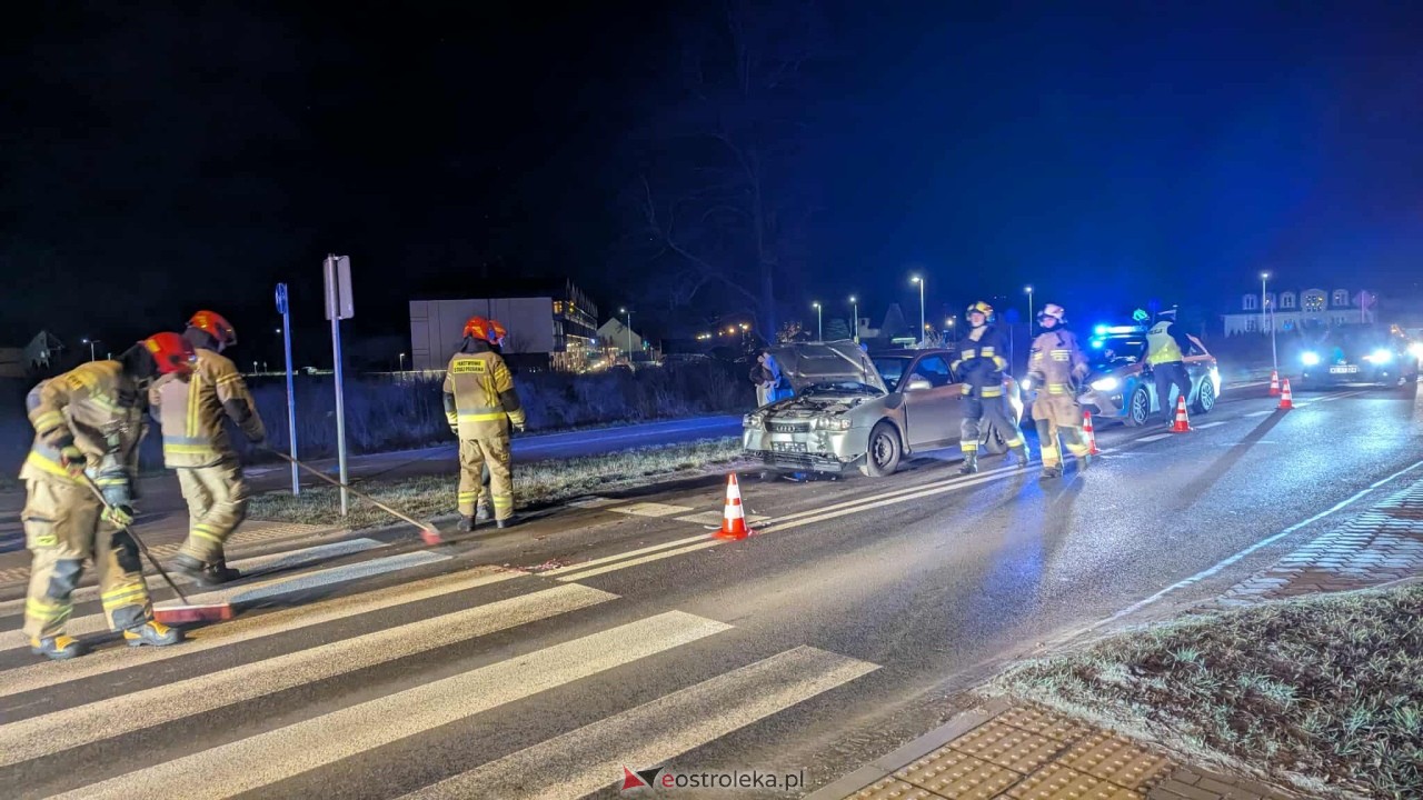 Wypadek na Goworowskiej [23.12.2025] - zdjęcie #9 - eOstroleka.pl
