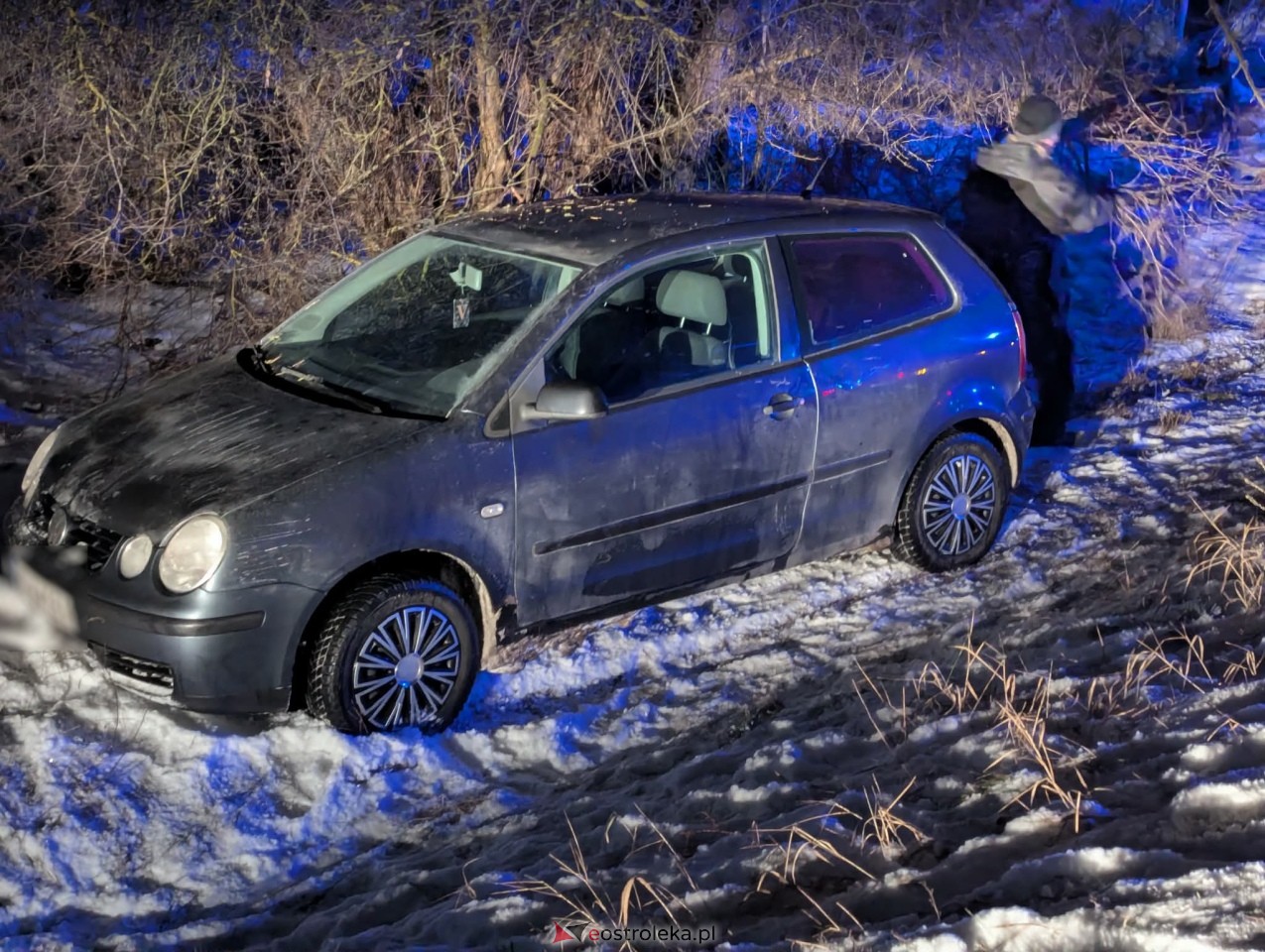 Karambol w Szwendrowym Moście [08.01.2026] - zdjęcie #12 - eOstroleka.pl