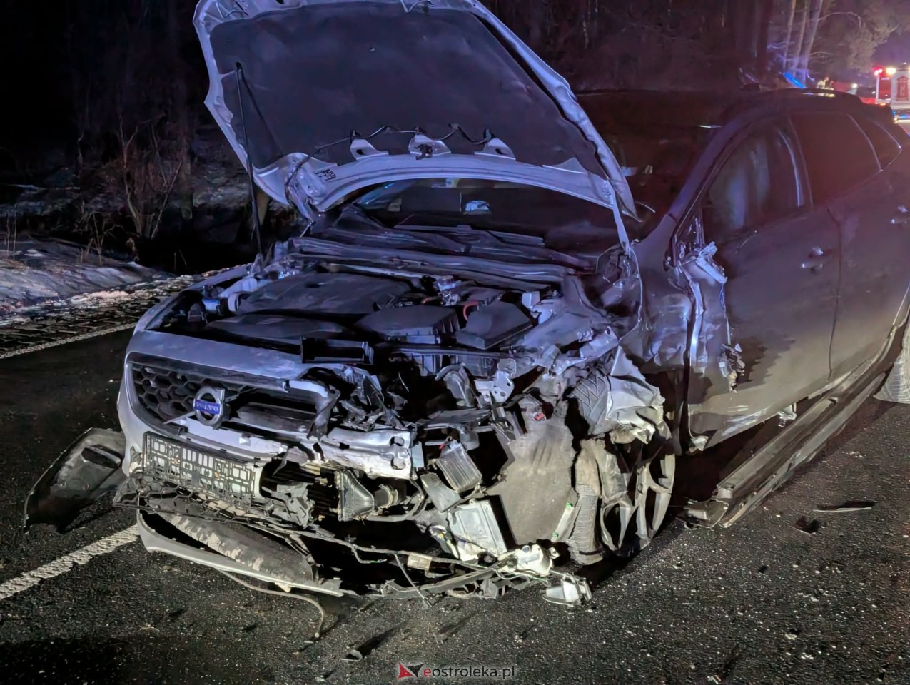 Karambol w Szwendrowym Moście [08.01.2026] - zdjęcie #6 - eOstroleka.pl
