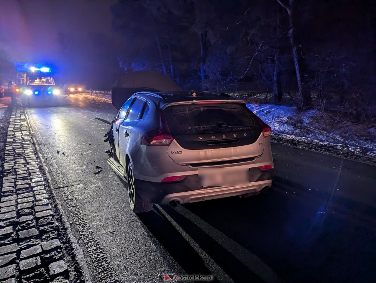 Karambol w Szwendrowym Moście [08.01.2026] - zdjęcie #5 - eOstroleka.pl