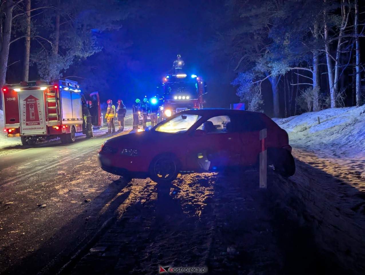 Karambol w Szwendrowym Moście [08.01.2026] - zdjęcie #4 - eOstroleka.pl