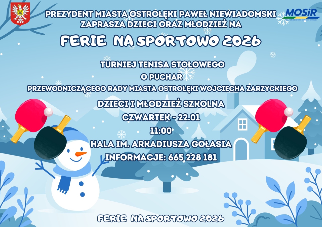 Ferie na sportowo z MOSiR Ostrołęka 2026  - zdjęcie #13 - eOstroleka.pl