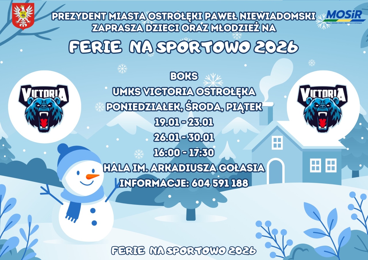 Ferie na sportowo z MOSiR Ostrołęka 2026  - zdjęcie #6 - eOstroleka.pl