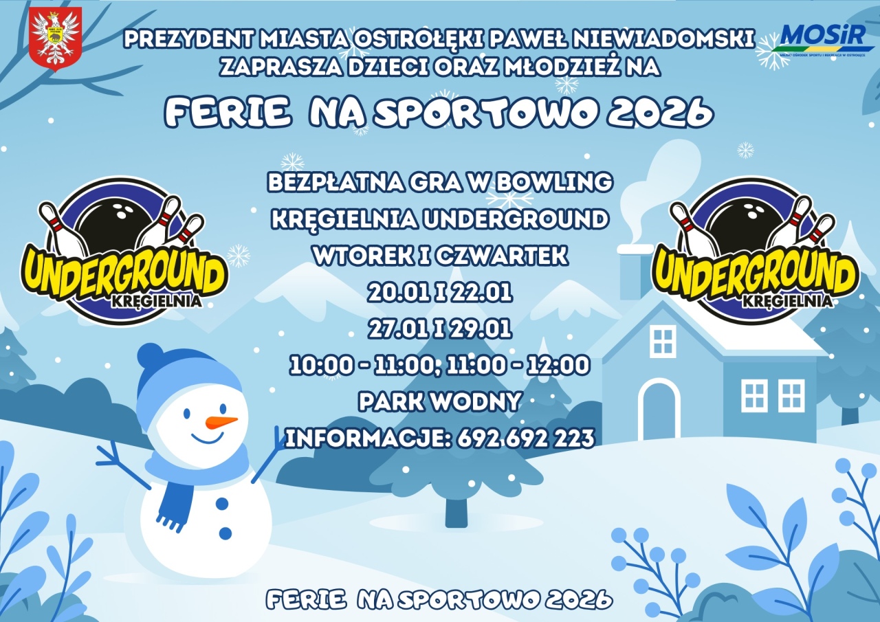 Ferie na sportowo z MOSiR Ostrołęka 2026  - zdjęcie #5 - eOstroleka.pl
