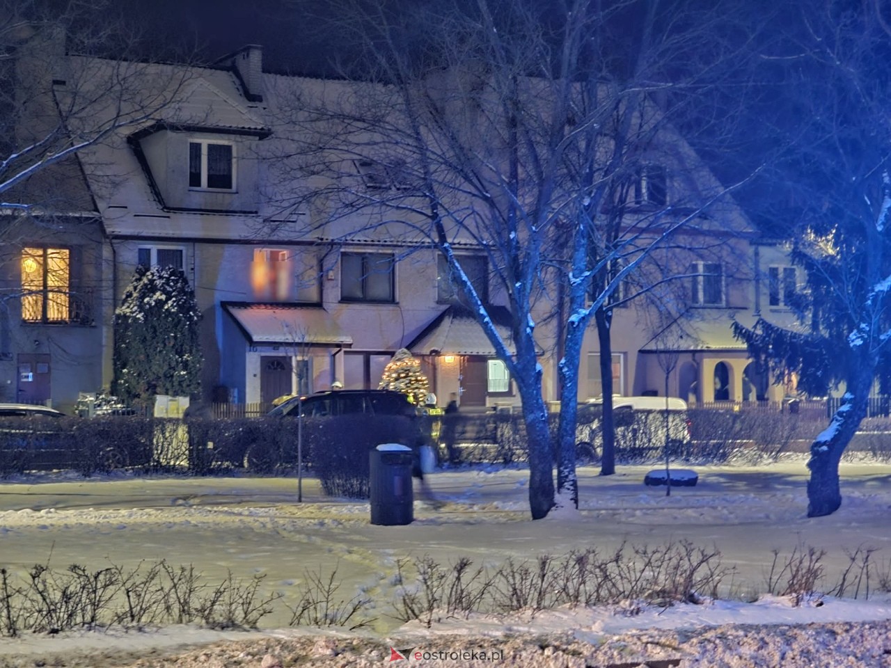 Akcja ratunkowa na Sobieskiego w Ostrołęce [13.01.2025] - zdjęcie #7 - eOstroleka.pl