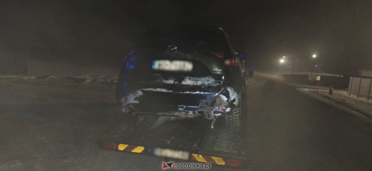 Wypadek w Dylewie [13.01.2026] - zdjęcie #3 - eOstroleka.pl