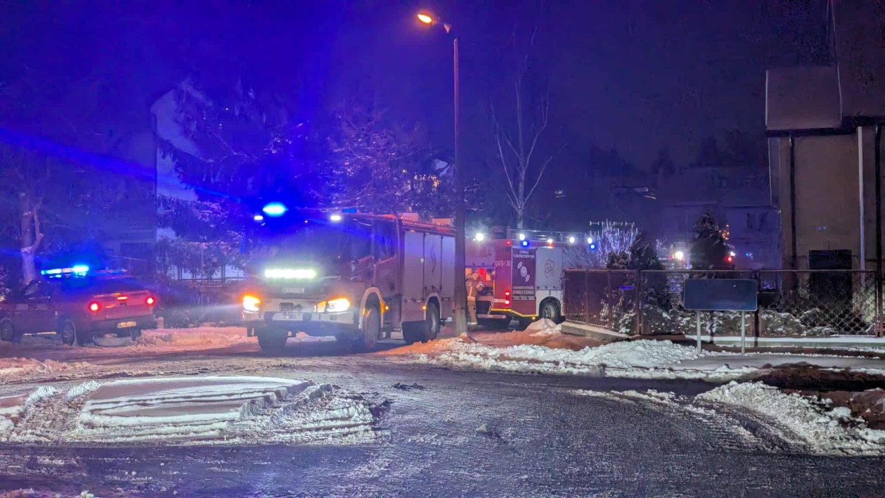 Pożar na osiedlu Kwiatowe w Ostrołęce [15.01.2026] - zdjęcie #12 - eOstroleka.pl