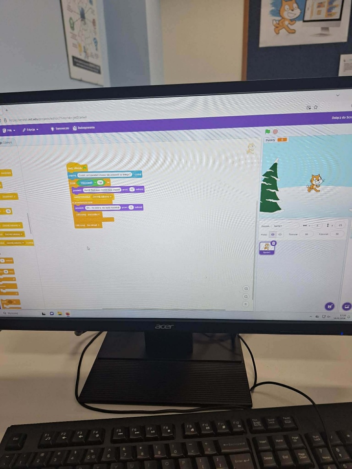 Bezpieczne ferie – programujemy w Scratchu w SP 10 w Ostrołęce - zdjęcie #25 - eOstroleka.pl