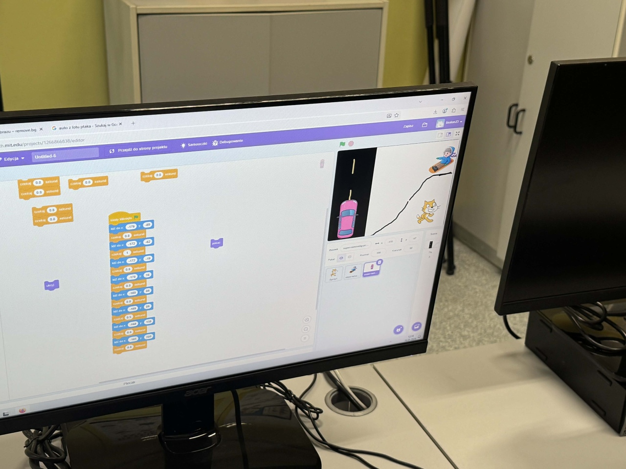 Bezpieczne ferie – programujemy w Scratchu w SP 10 w Ostrołęce - zdjęcie #1 - eOstroleka.pl