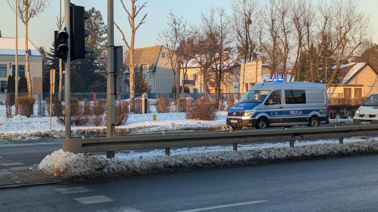 Kolizja drogowa przy Traugutta [21.01.2026] - zdjęcie #2 - eOstroleka.pl