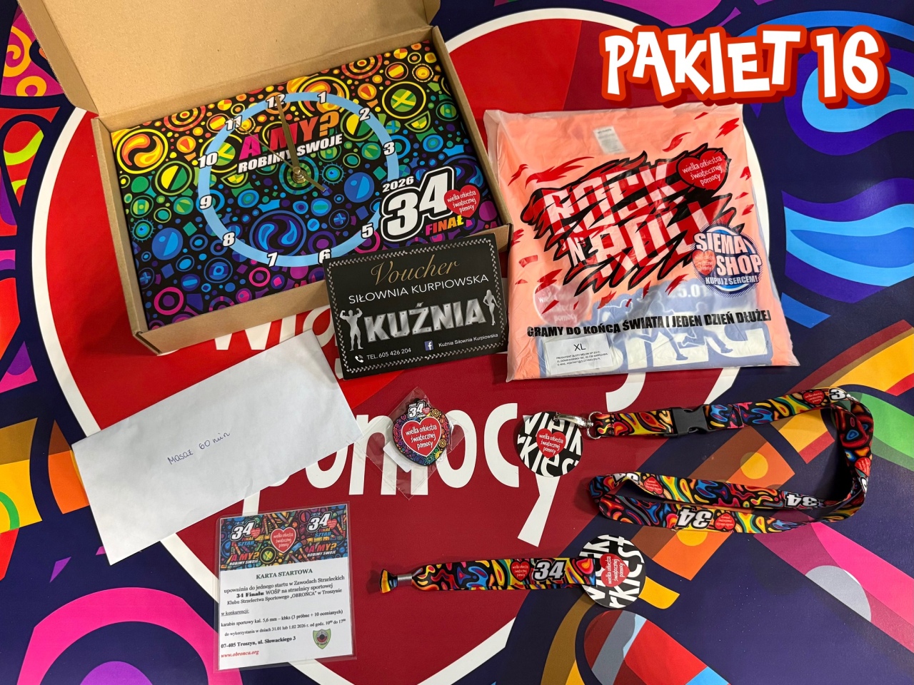 34. finał WOŚP w Ostrołęce - pakiety na licytację [22.01.2026] - zdjęcie #1 - eOstroleka.pl