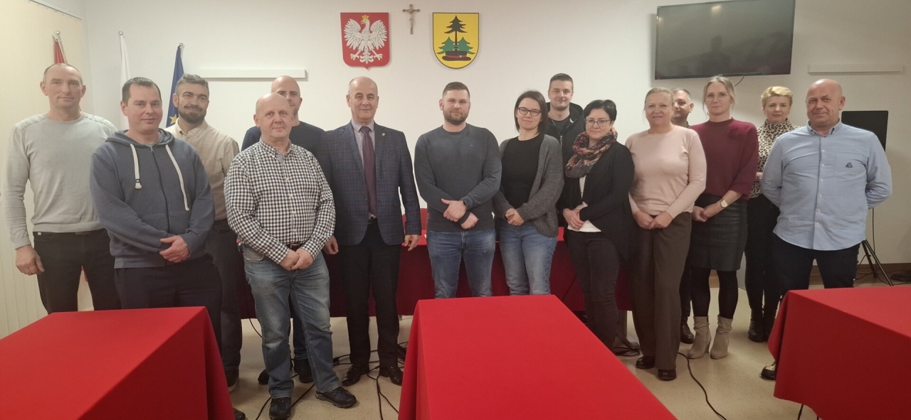 Krwiodawcy z OSP Lelis uhonorowani w Urzędzie Gminy fot. Gmina Lelis [23.01.2026] - zdjęcie #1 - eOstroleka.pl