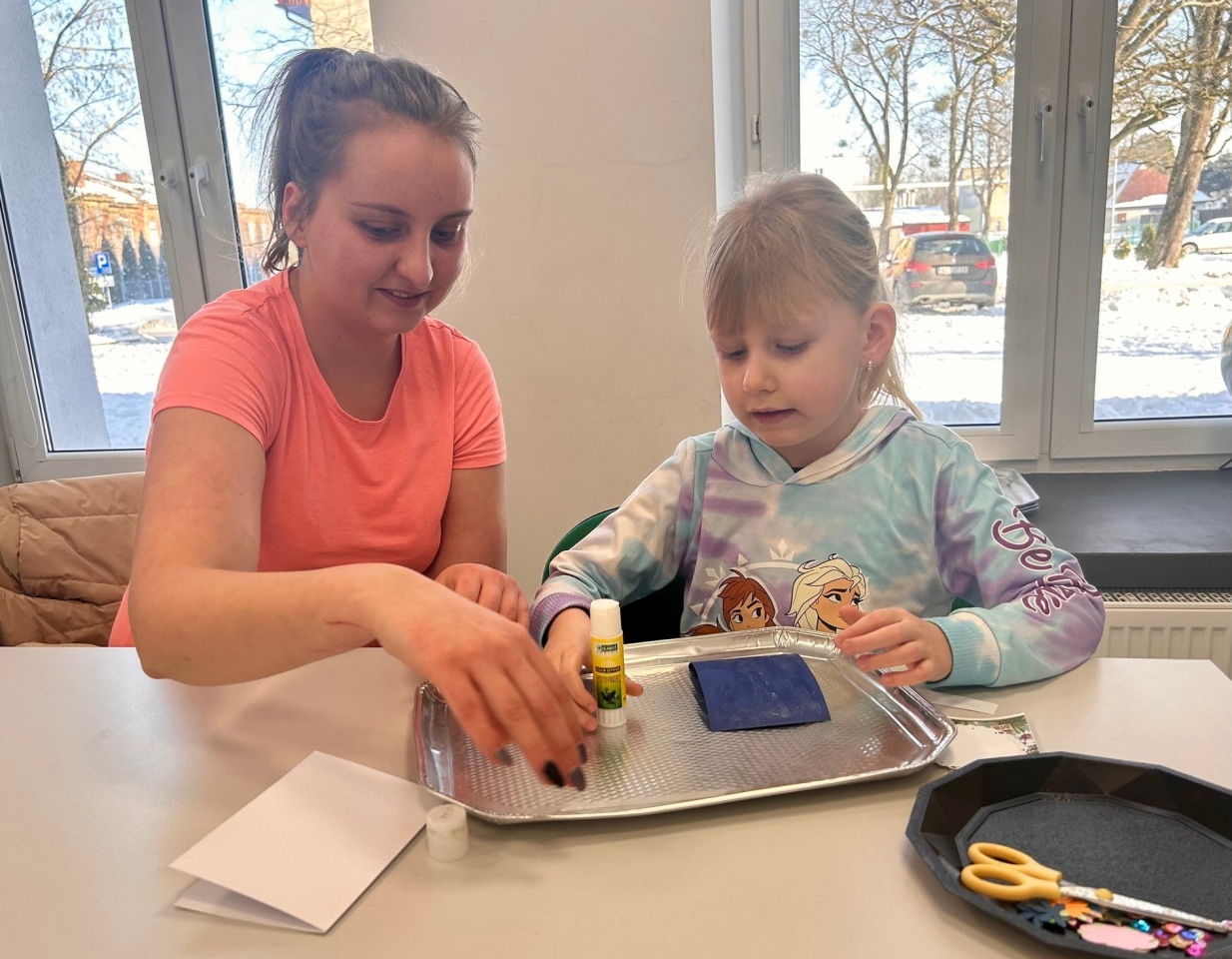 Warsztaty w Bibliotece Wojtki [21.01.2026] - zdjęcie #5 - eOstroleka.pl