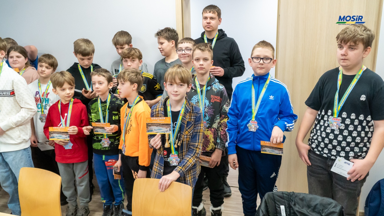 Ferie zimowe 2026. Turniej szachowy w Ostrołęce, fot. MOSIR Ostrołęka - zdjęcie #1 - eOstroleka.pl