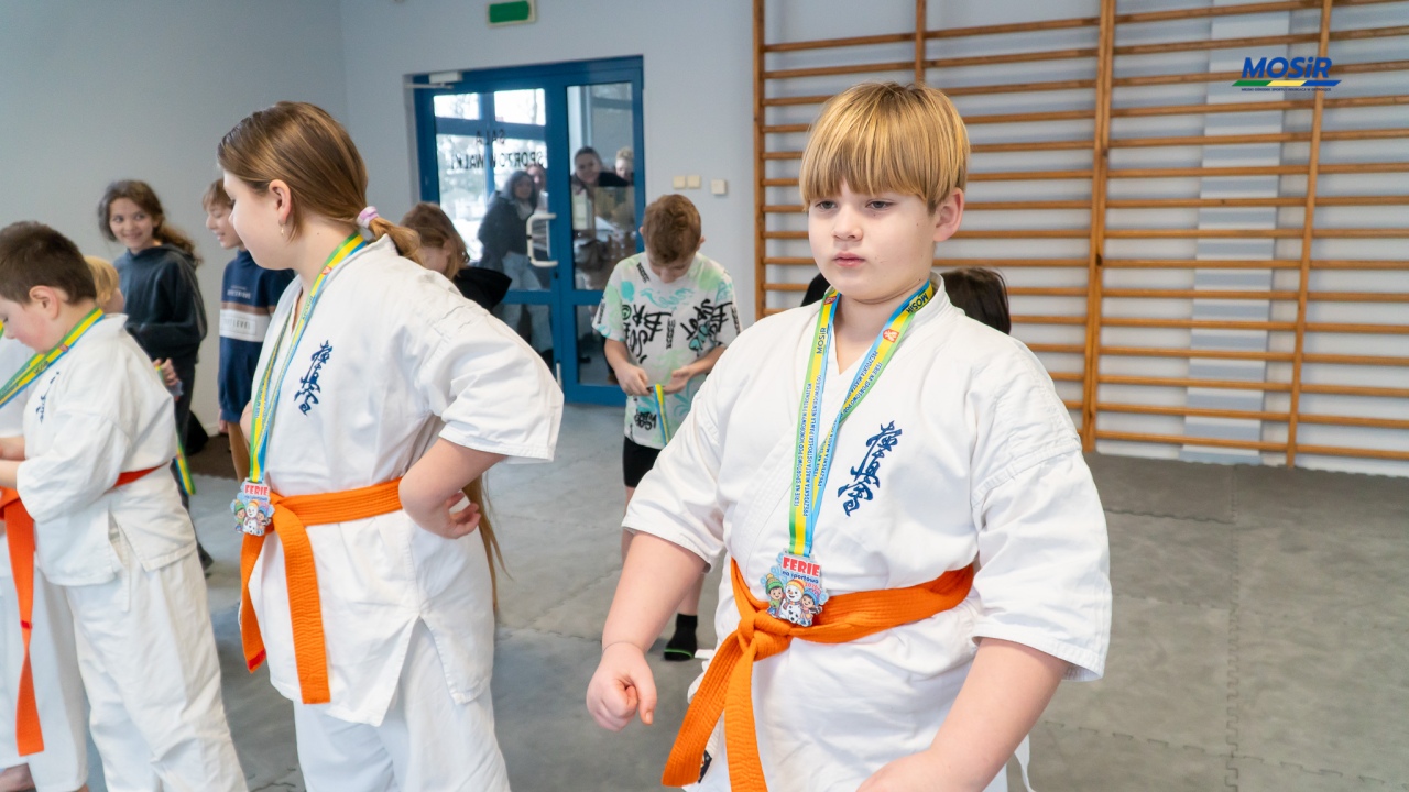 Ferie z karate w Ostrołęce, fot. MOSIR Ostrołęka - zdjęcie #22 - eOstroleka.pl