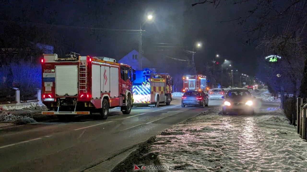 Pożar w Rzekuniu [31.01.2026] - zdjęcie #10 - eOstroleka.pl
