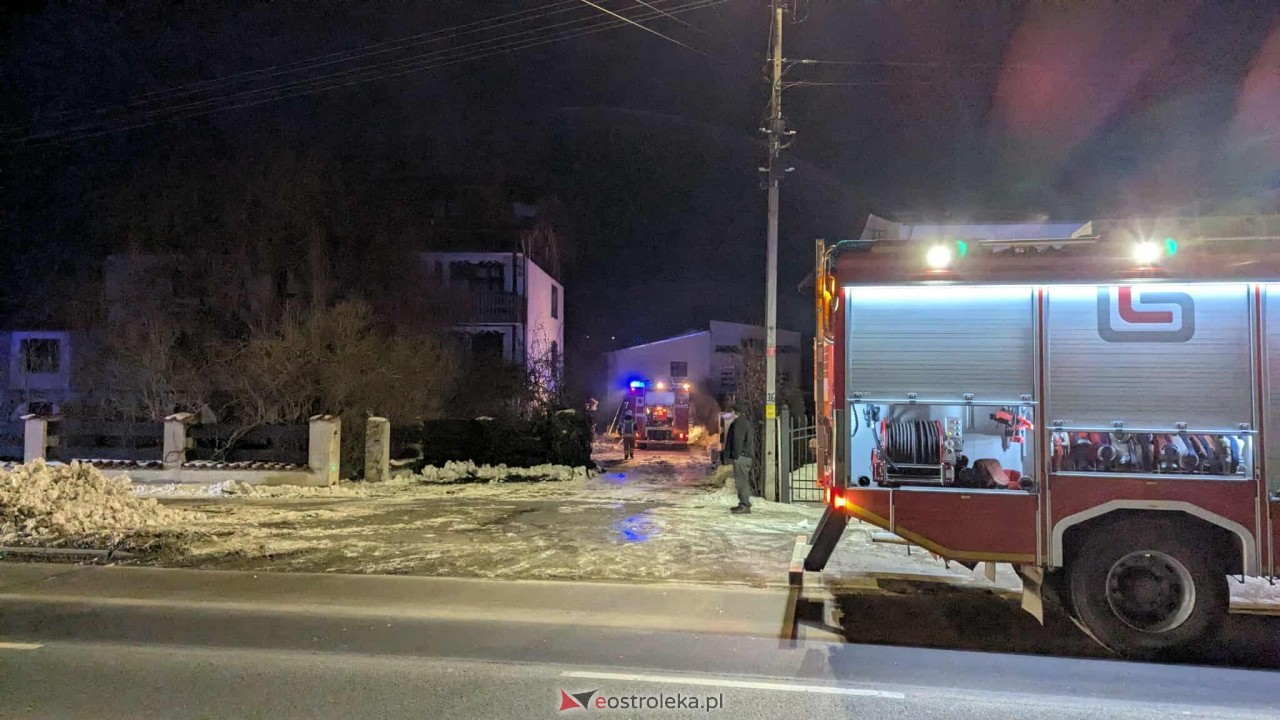 Pożar w Rzekuniu [31.01.2026] - zdjęcie #9 - eOstroleka.pl