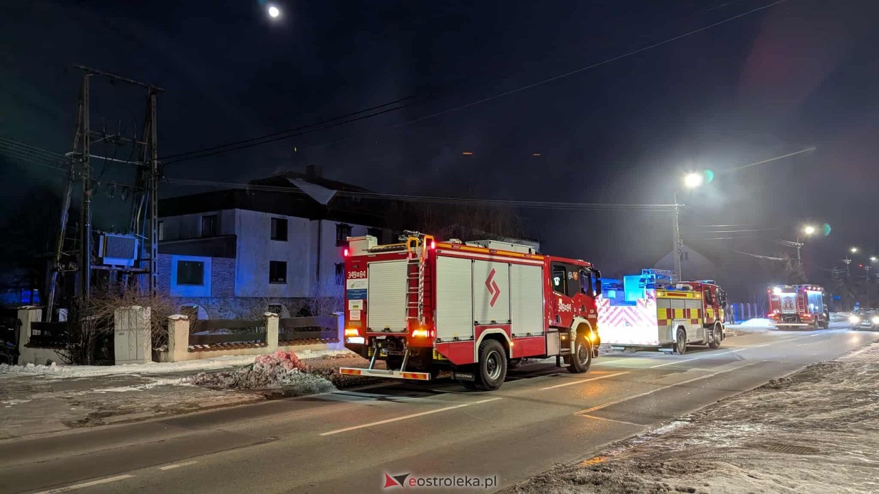 Pożar w Rzekuniu [31.01.2026] - zdjęcie #7 - eOstroleka.pl